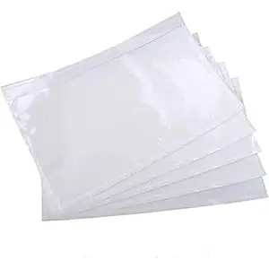 Packing List Envelopes Clear 7.5" x 5.5" Self Adhesive Shipping Labels Envelope Pouches (100 PCS)