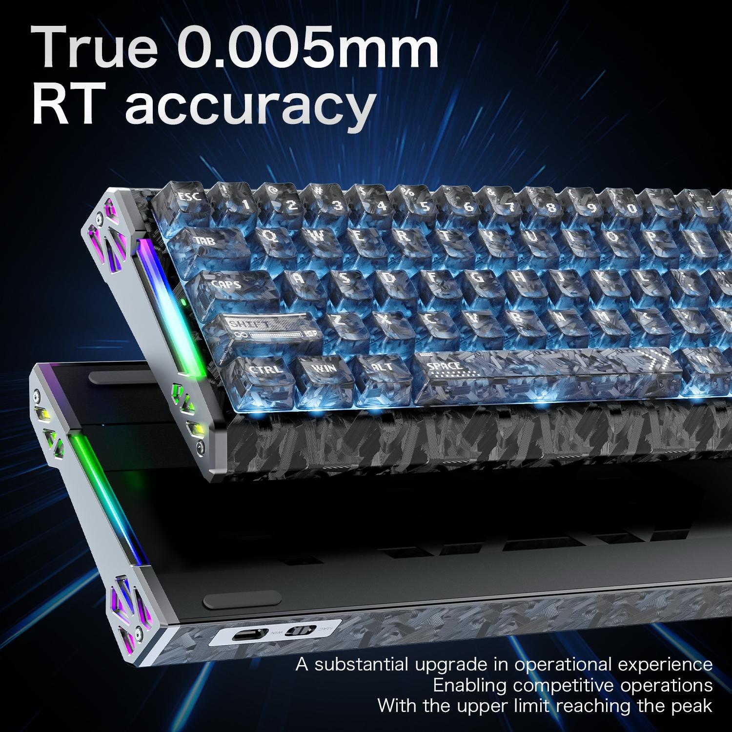ATTACK SHARK R68 HE 8K Magnetic Gaming Keyboard, 8000Hz & 0.08ms