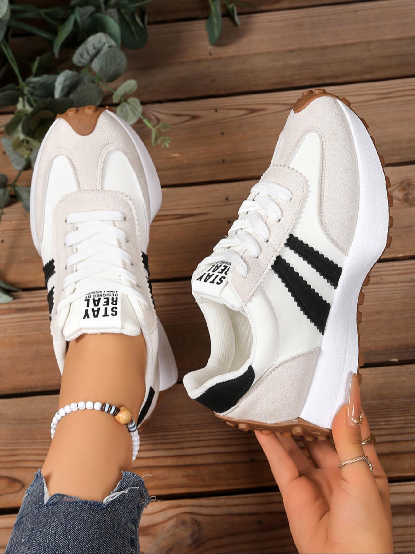 Women's Casual Sneakers, 13 Colors Available, Fashionable Walking Shoes, Comfortable Daily Wear Design, All Season Footwear, Breathable Shoes