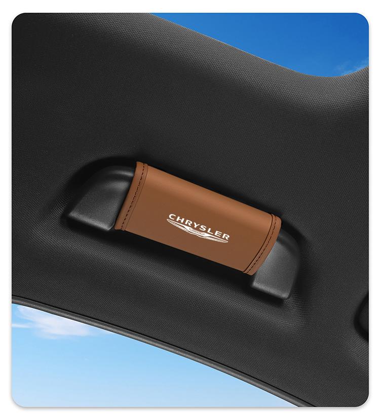 Car Roof Handle Protective Cover Pull Gloves Interior Accessories For Chrysler 300c Pacifica Phev Voyager Sebring Aspen 200 Airflow PT Cruiser Town and Country Crossfire Concorde