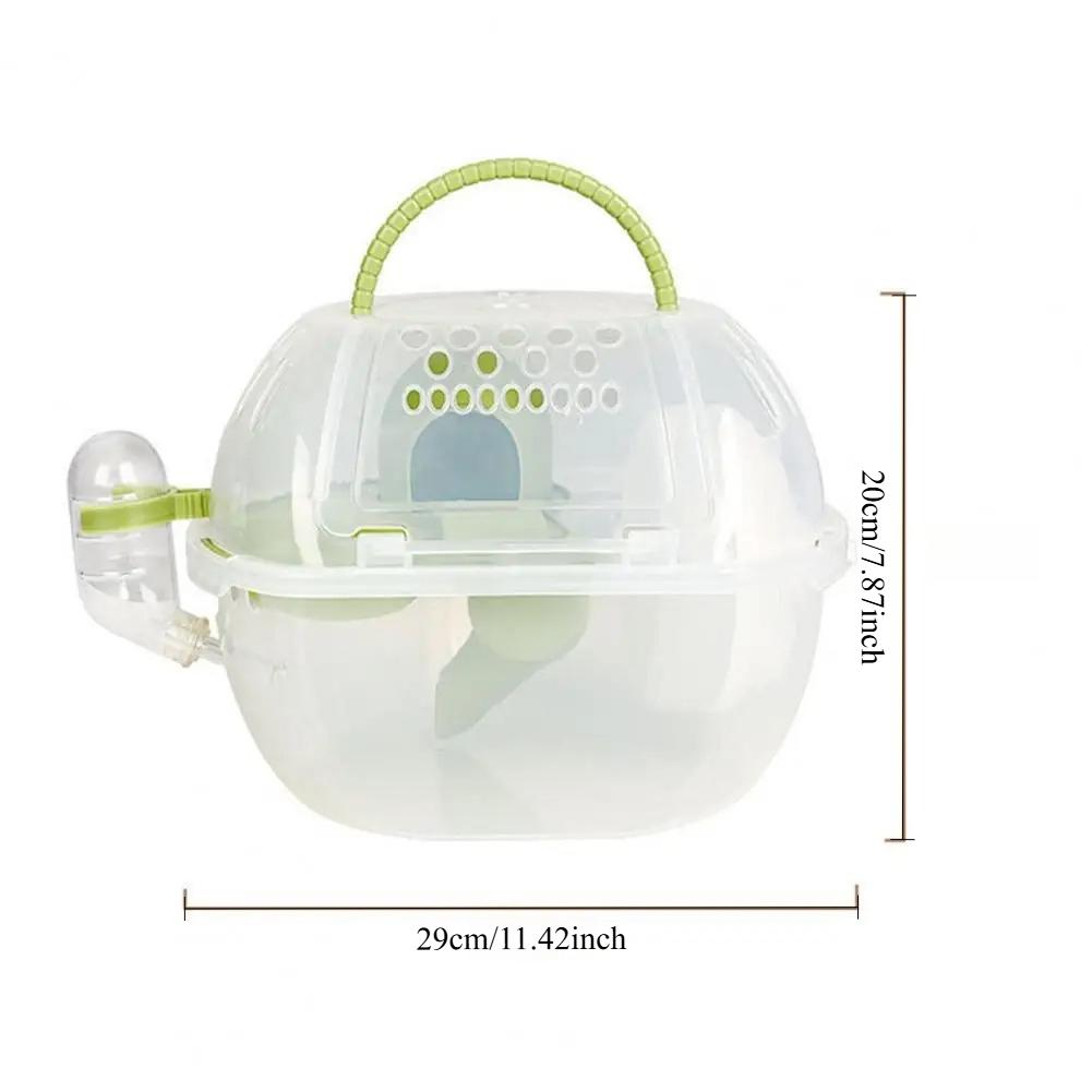 Hamster Travel Cage Hand-held Gift Keep Warm Small Animal Hamster Go Out Box Hamster Carrier Cage Pet Accessories