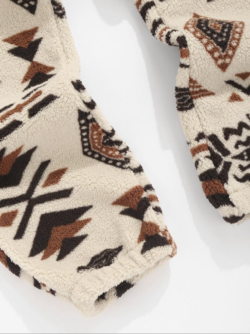 Men's Fall Winter Fleece Printed Hoodie Sweatshirt Set, Sporty Long Pants, Couple Matching Clothing, Casual Fashion