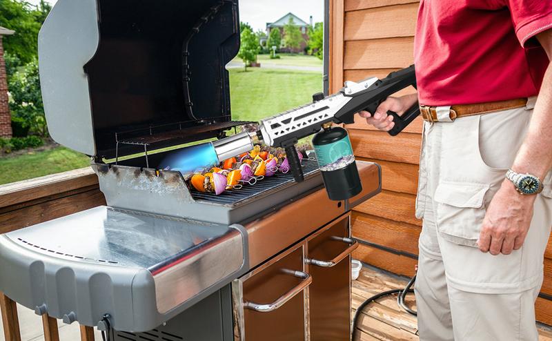 Kitchen Torch, Propane Torch Blow Torch, Food Culinary Torch for Outdoor Cooking, Campfire Starter Grill Torch, BBQ Torch for Steak & Creme Brule Christmas Gift Ideas