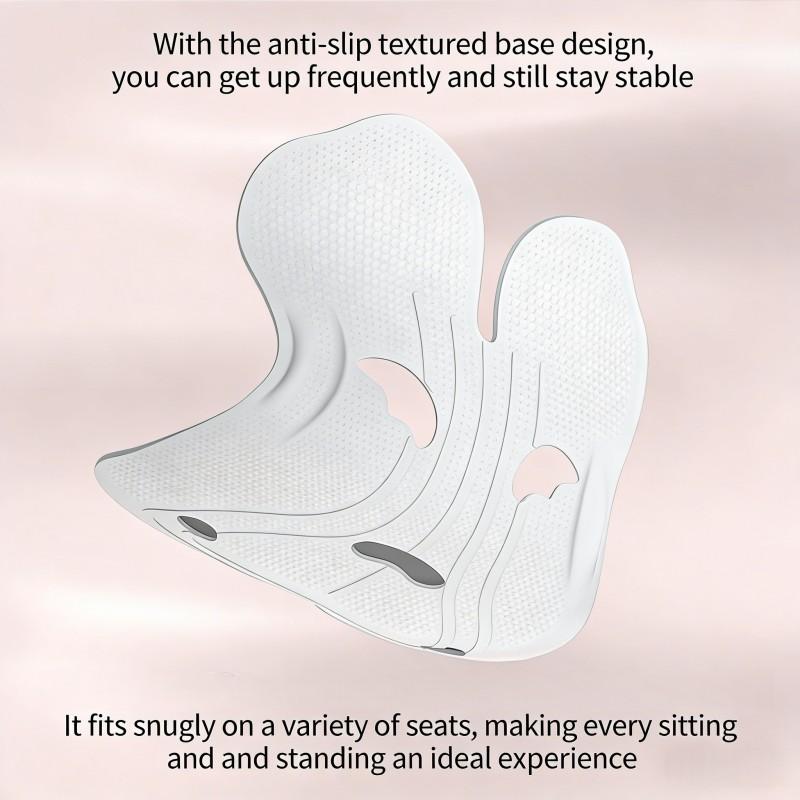 Ergonomic Lumbar Support Cushion, Back Pain Relief, Posture Correction, Ideal for Office, Floor Seating, Home Work, Comfortable Sitting