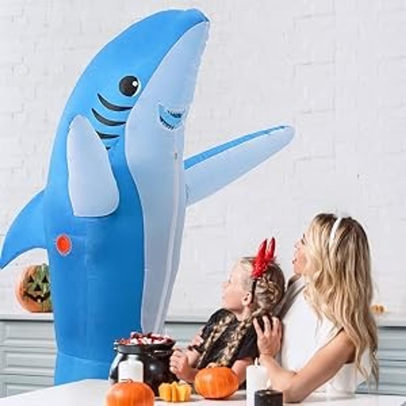 Inflatable Shark Costume for Adults & Kids | Funny Blow-Up Halloween Cosplay Costume for Men & Women(Gift) Inflatable Shark Costume for Adults & Kids | Funny Blow-Up Halloween Cosplay Costume for Men & Women(Gift)