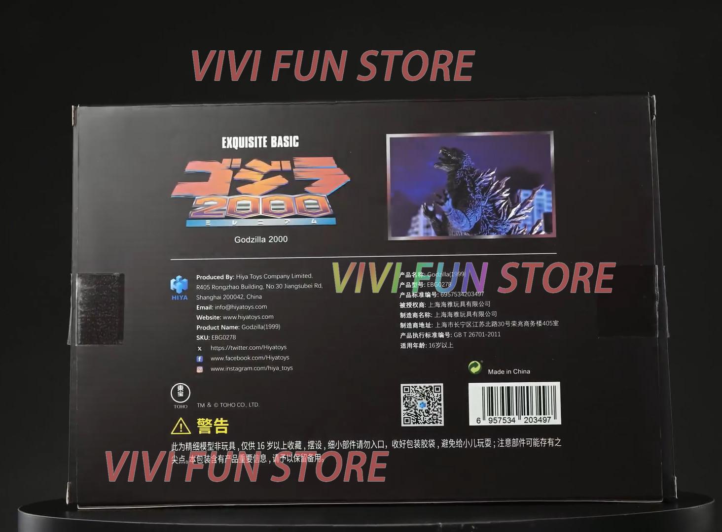 In Stock HIYA GODZILLA 1999 EXQUISITE BASIC Movable Model Toys GODZILLA 2000
