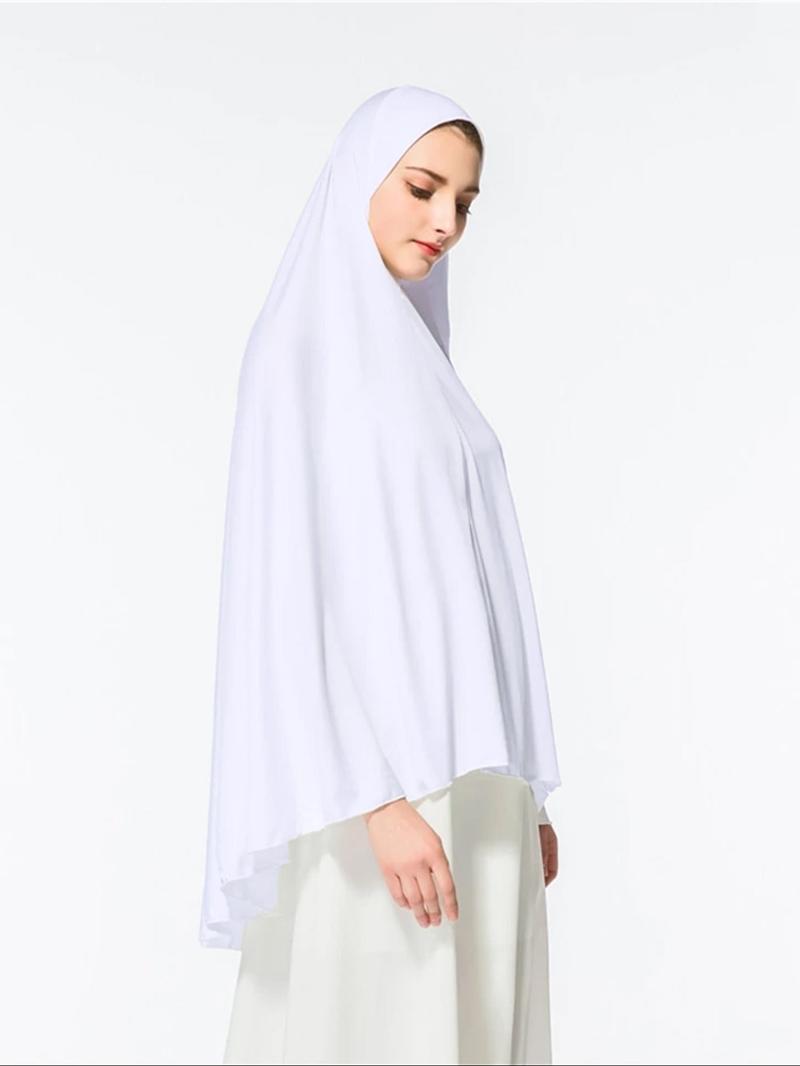 Muslim Women Solid Color Crystal Linen Shawl, Elegant Versatile Headscarf, Modesty, Sun Protection, Breathable Niqab for All Seasons