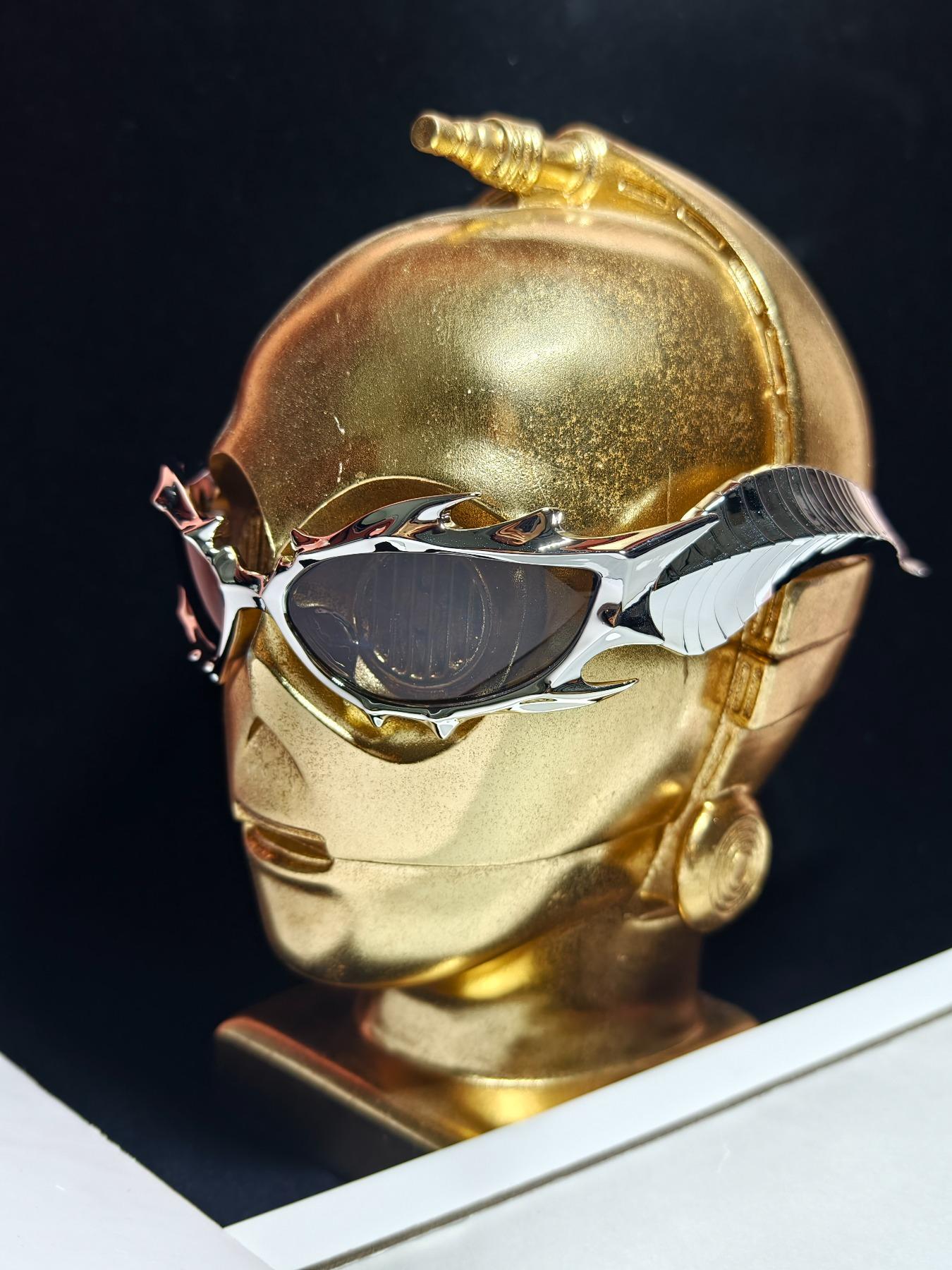 Trendsetting Decorative Glasses, Oversized Geometric Frame, Eyecare Fashion Accessory, Sporty Style, All-Season Wear, Sunglasses Frames