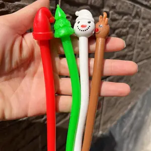 Novelty TPR soft rubber stress-relief noodle bracelet elastic rope toy, hot-selling Christmas fidget toy