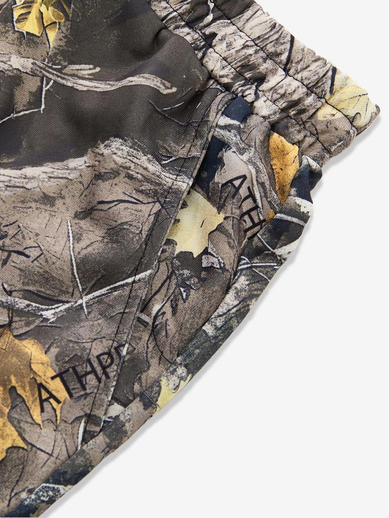 Unisex Street Style Saint Print Camo Pants, Fitted Long Trousers for All Seasons, Casual Daily Wear, Y2K Fashion, Men's Gift