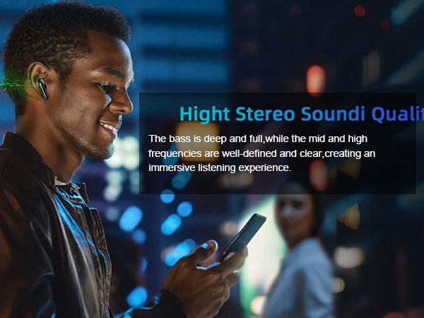 True Wireless Earbuds – CVC Noise Cancelling, Touch Control, IPX5 Sweat-Proof, 4.5g Ultra-Light Design Audio Bluetooth noise cancelling headphones