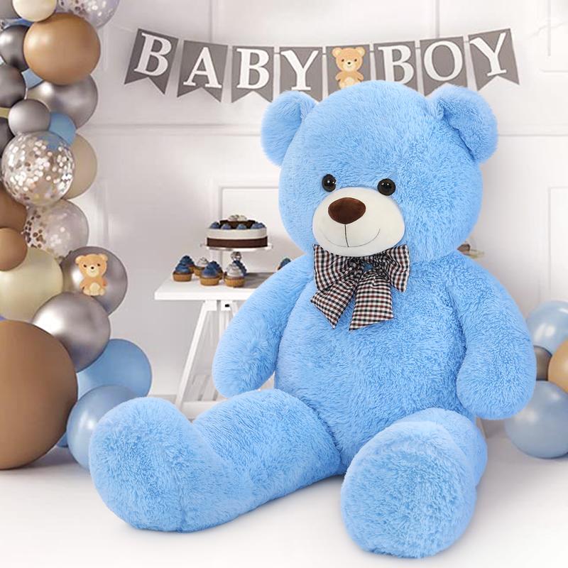 MaoGoLan 4ft 5ft 6ft Giant Teddy Bear Stuffed Animal Big Teddy Bear Stuffed Bear Baby Shower Life Size Large Teddy Bear for Girlfriend Boyfriend Wife Children, For Birthday,  Wedding party, Anniversary  #dealsforyoudays