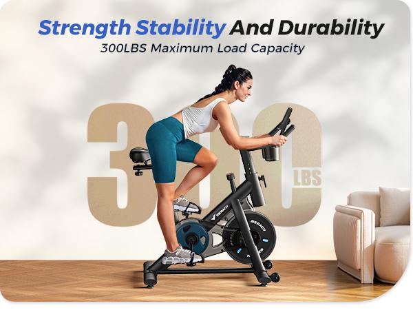 MERACH Exercise Bike for Home Stationary Bikewith New RPM Game Mode Enhanced ElectronicLED Monitor Silent Belt Drive and ComfortableSeat Cushion for Cardio Workout