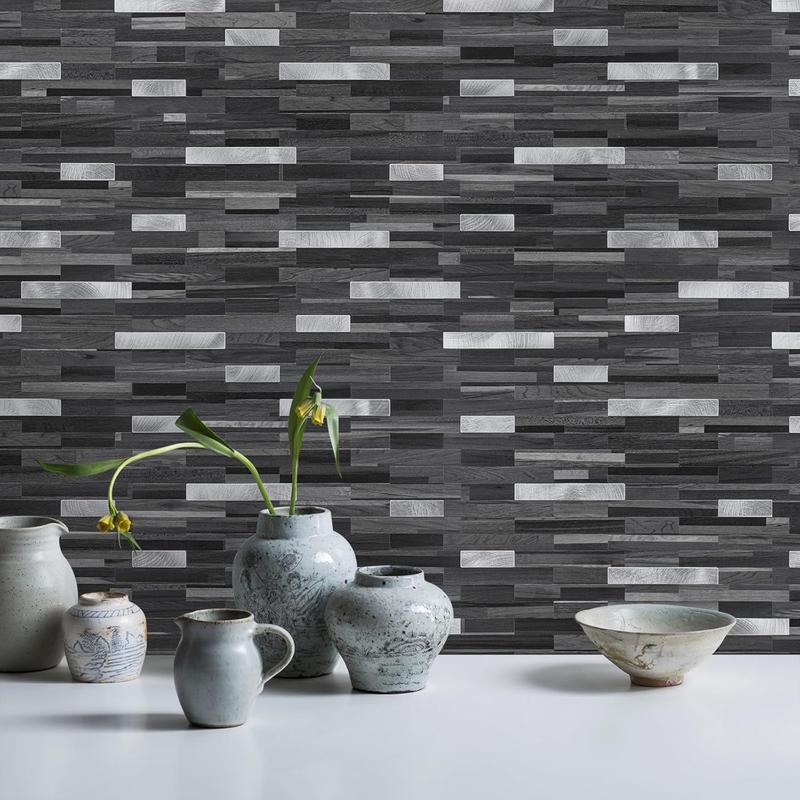 STICKGOO 20Pcs Peel and Stick Backsplash Tile, Stick on Backsplash for Kitchen/Bathroom/RV, Self Adhesive Wall Tiles Marble Pattern Wallpaper