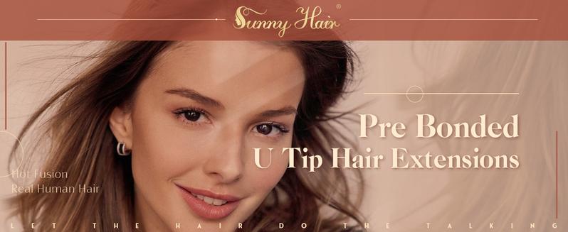 Sunny U Tip Hair Extensions Real Human Hair Suitable for all women Varied Selection