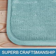 H.VERSAILTEX Kitchen Mat 2 PCS Kitchen Rugs Non Slip Memory Foam Flannel Velvety Kitchen Runner Rug Water Absorbent Soft Kitchen Rug Set for Floor Rug Standing Rugs