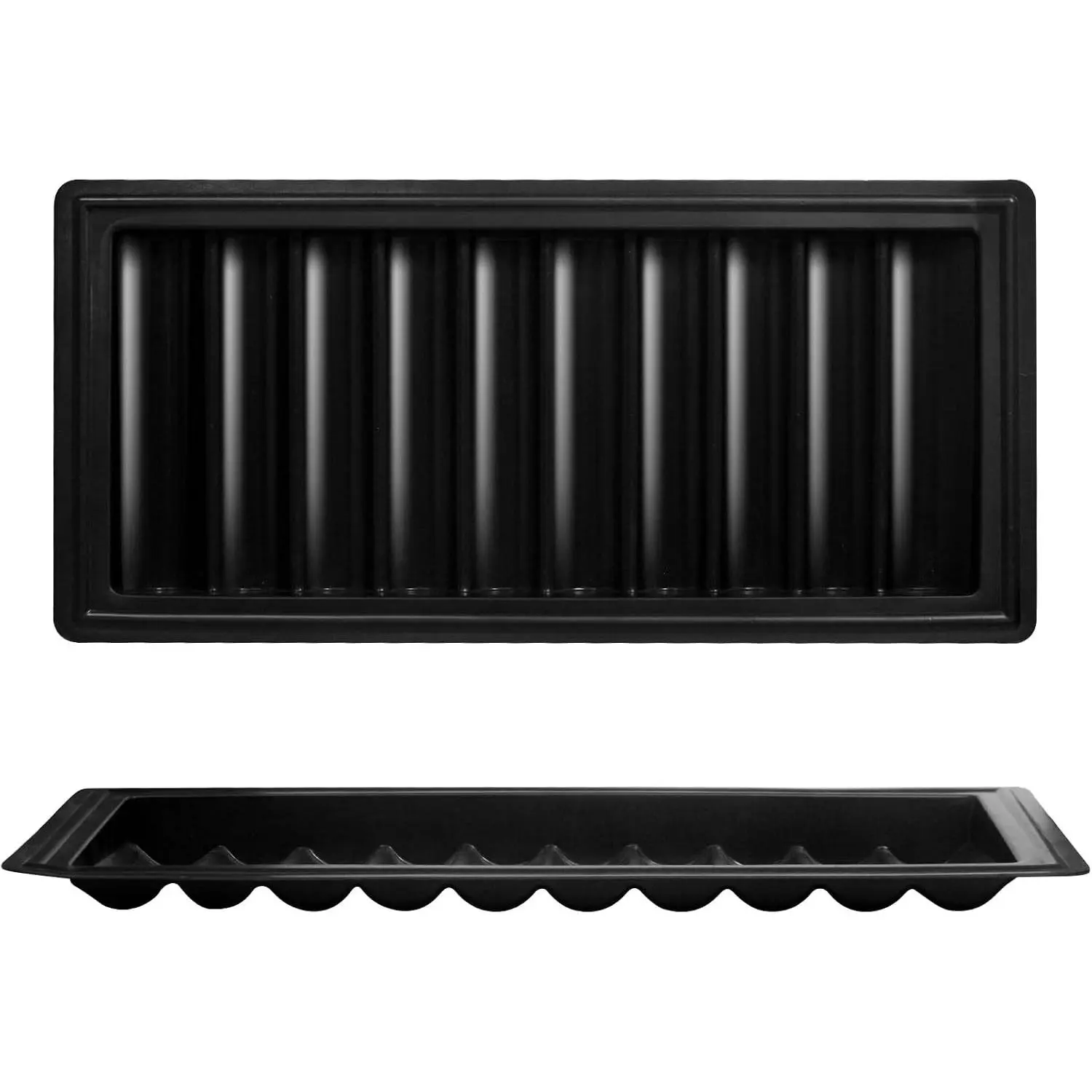 Professional Grade Plastic Poker Chip Tray, Casino Dealer Rack for Poker Table, Ideal for Texas Hold'em Poker Games