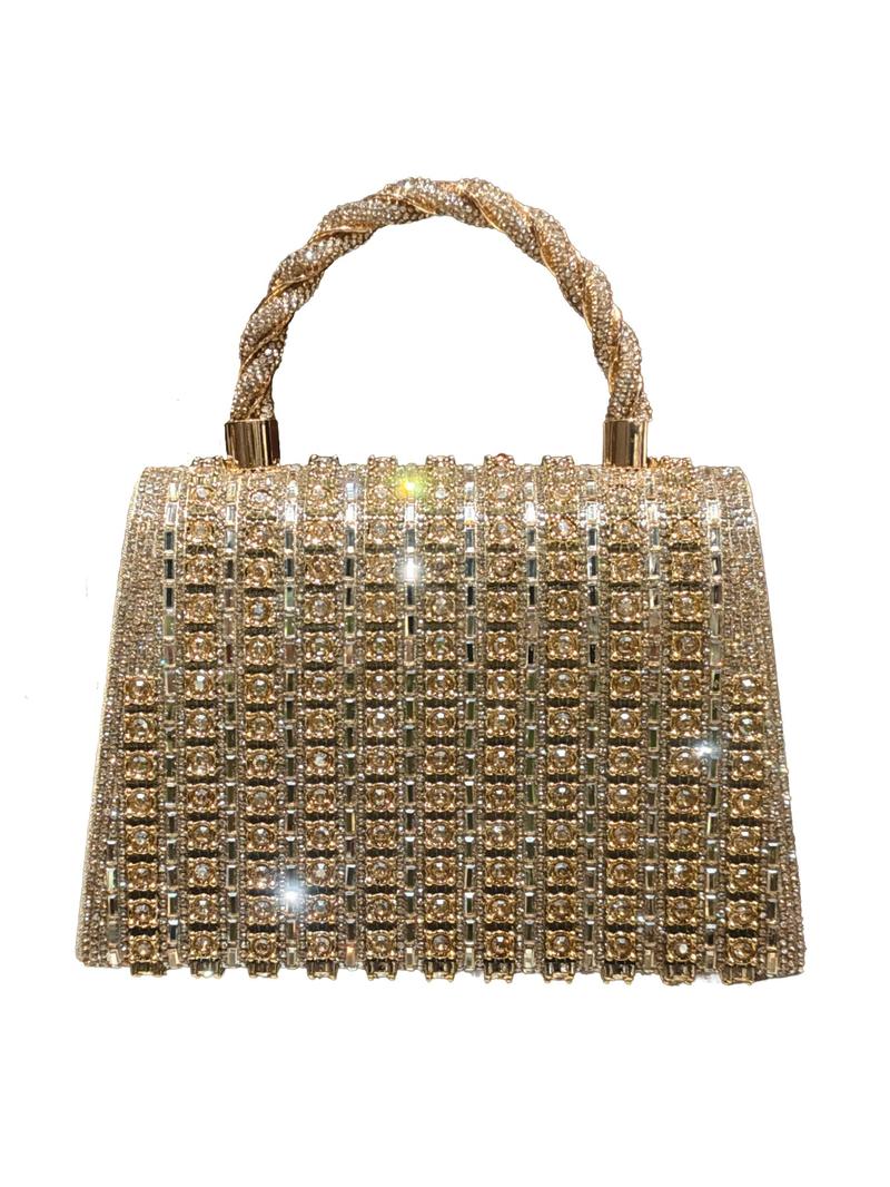 Luxury Rhinestone Evening Bag for Women, Elegant Handbag, Fashionable Party Accessory, Perfect for Weddings, Birthdays, Carpet Events