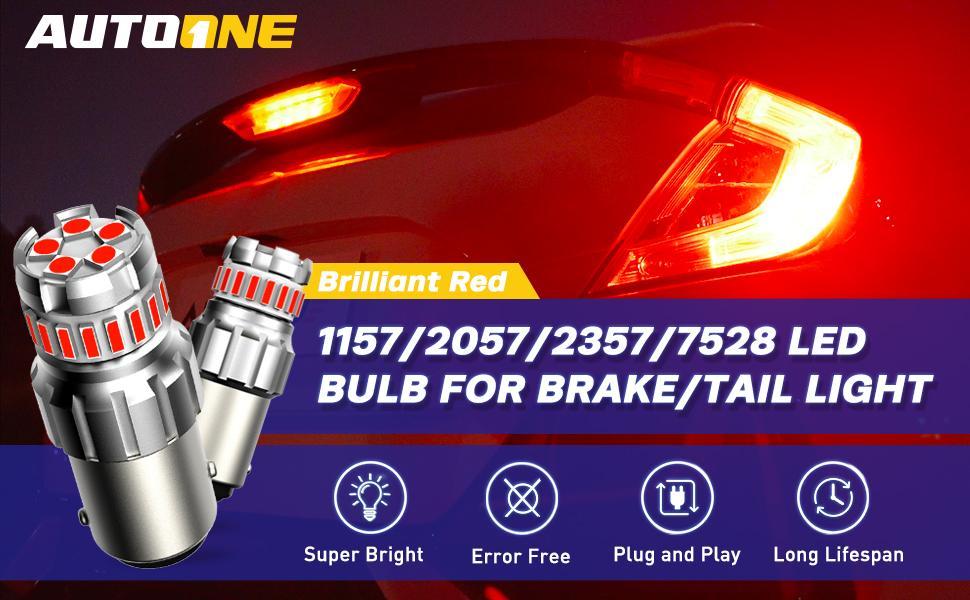 1157 LED Bulb for Backup Reverse Light Tail Light Brake Light Turn Signal Light, White Red Yellow, 2057 2357 7528 Bay15D, 300% Brighter Canbus Ready Plug and Play led lights car , Pack of 2, AUTOONE led lights car 1157 LED Bulb for Backup Reverse Light Tail Light Brake Light Turn Signal Light, White Red Yellow, 2057 2357 7528 Bay15D, 300% Brighter Canbus Ready Plug and Play led lights car , Pack of 2, AUTOONE led lights car