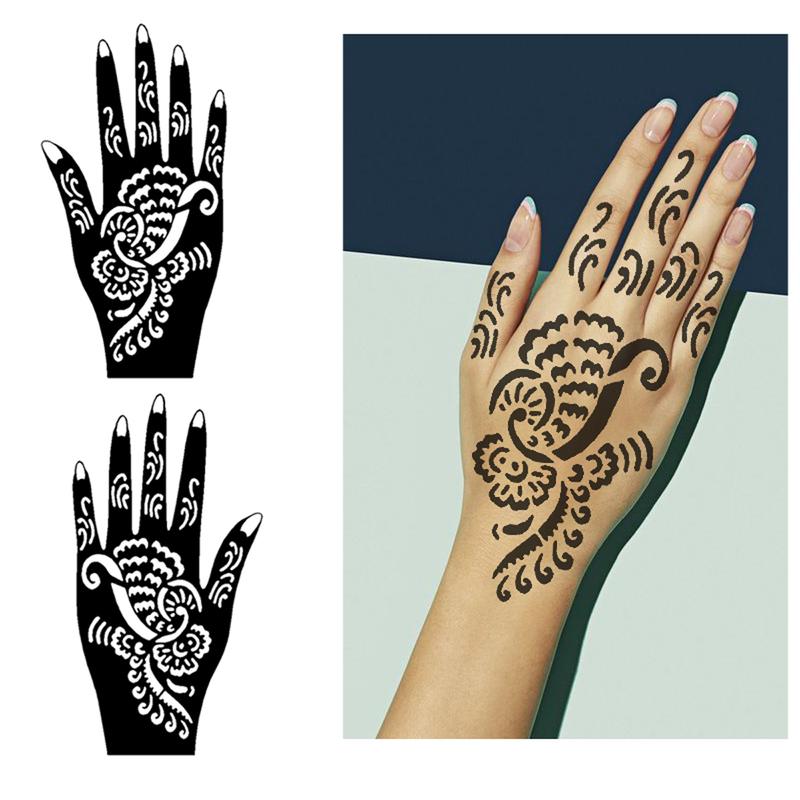 Mixed Pattern Design Tattoo Stencil, 22pcs/set Creative Henna Stencil, Henna Tattoo Stencils for Women & Girls, Body Art Stencils for Festival