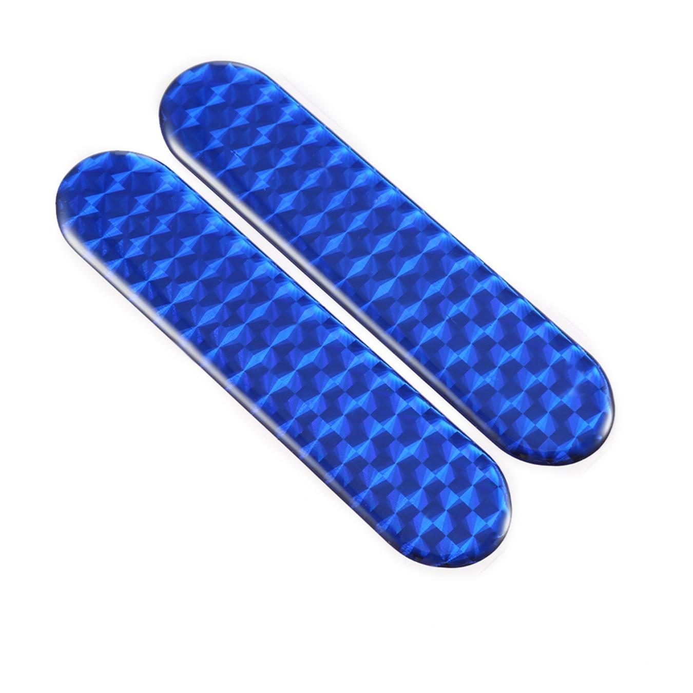 2pcs car reflective stickers Epoxy reflective warning stickers door anti-collision stickers Epoxy reflective stickers