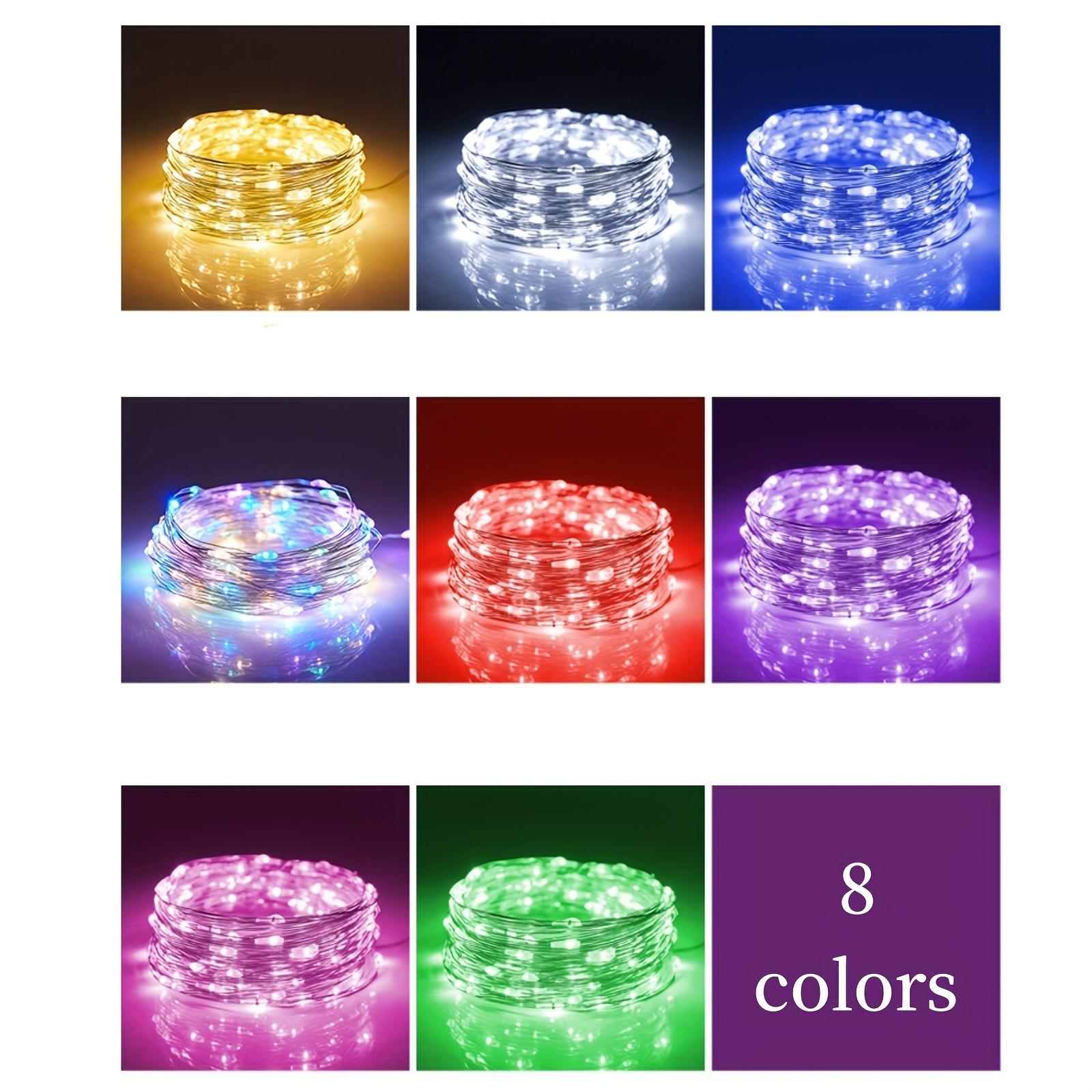 20Pcs Battery Operated Copper Wire LED String Lights 200cm/78Inch/20LED 3Modes Mini Firefly Fairy Lights Warm/Multi/Red/Green/Blue/Pink/ Purple/White Perfect for BOBO balloon, birthday room, camping, flower, party, wedding, Christmas 20Pcs Battery Operated Copper Wire LED String Lights 200cm/78Inch/20LED 3Modes Mini Firefly Fairy Lights Warm/Multi/Red/Green/Blue/Pink/ Purple/White Perfect for BOBO balloon, birthday room, camping, flower, party, wedding, Christmas