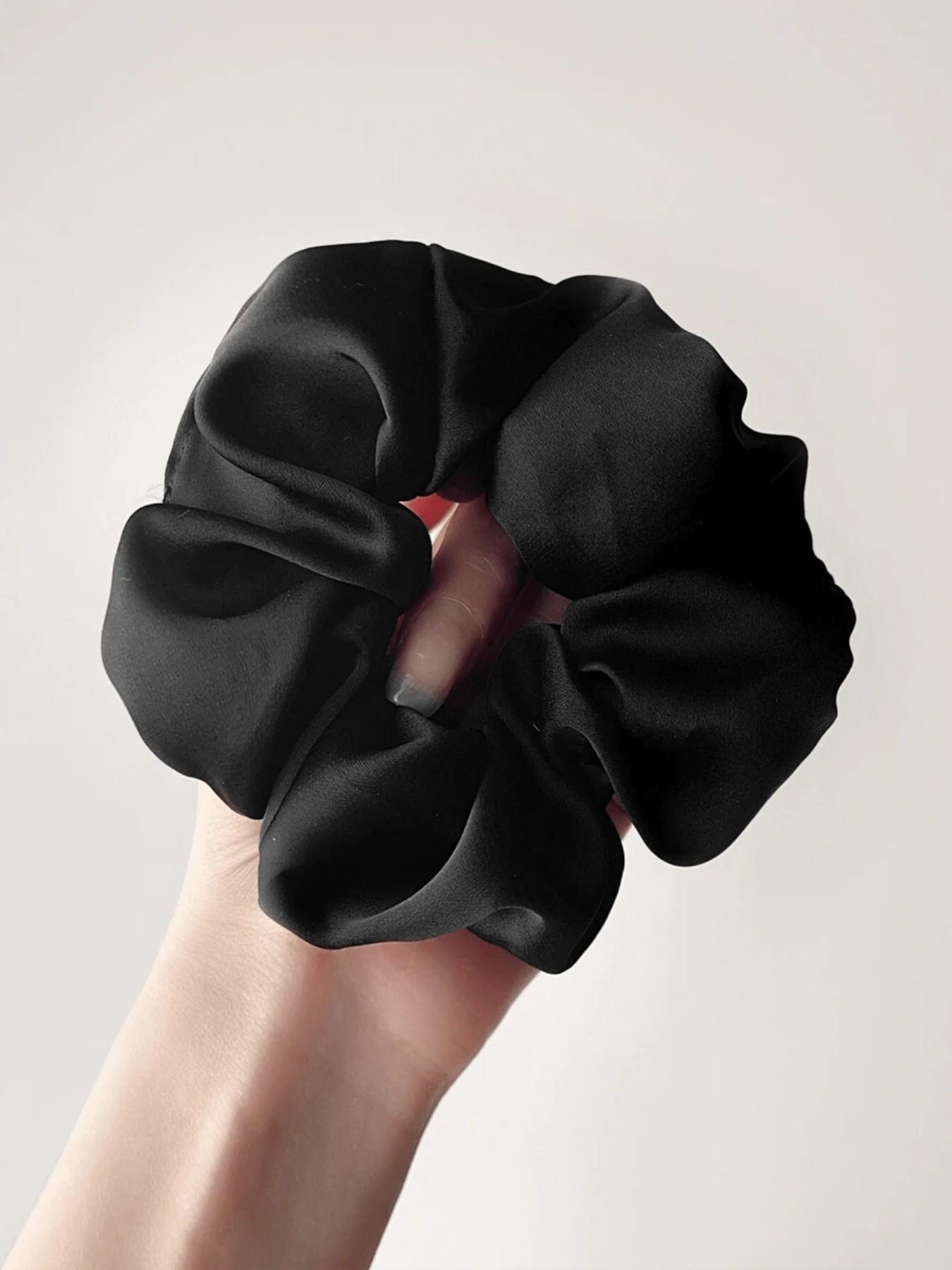 Vintage Satin Hair Tie, Minimalist French Curl Hair Band, Unique Women's Accessory, Essential Fall Fashion Item