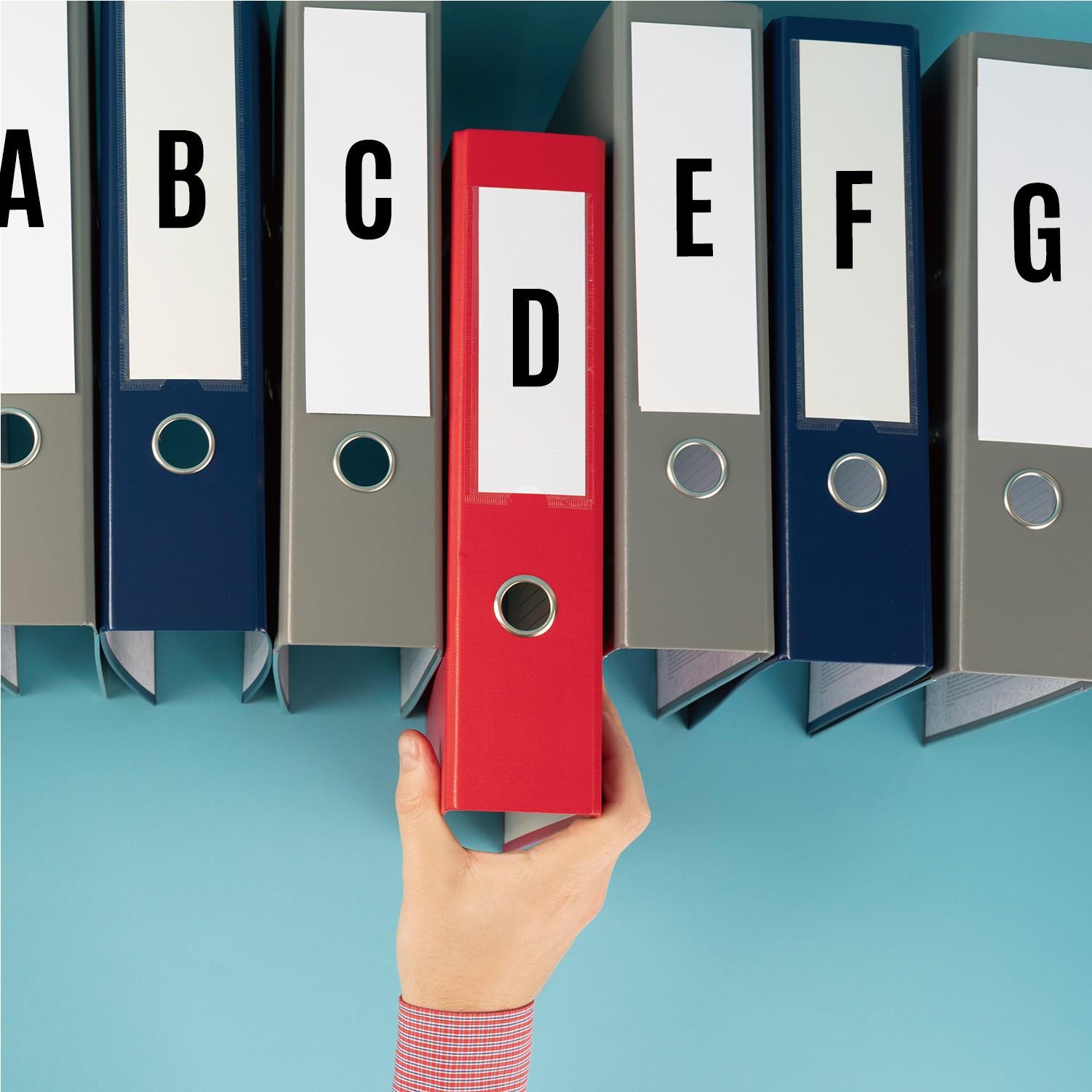 Waterproof Letter Stickers Set, Industrial Application Waterproof Alphabet Decals, Durable Adhesive Letters for Notebooks & Journals