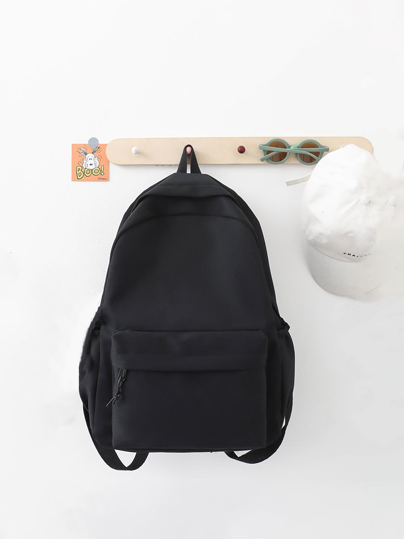 Vintage Canvas Backpack, Lightweight Durable, Ideal for Outdoor Sports and Travel, Casual Style, Spring & Fall Use