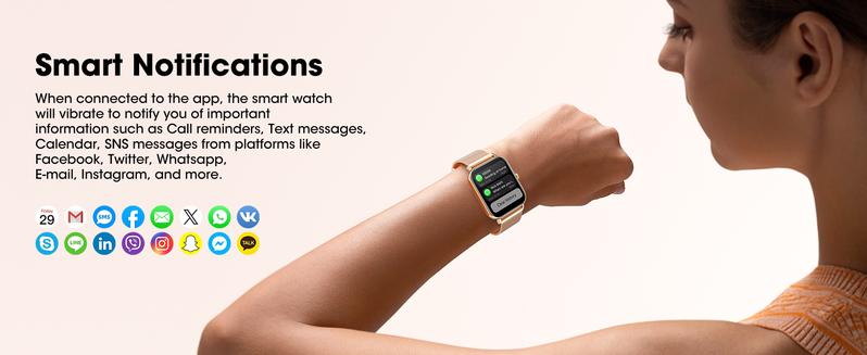 Smartwatch for Men and Women, Bluetooth Calling, 1.85” Display, Fitness Tracker, IP67 Water Resistant, Compatible with Android and iOS, Multifunctional Wristwatch