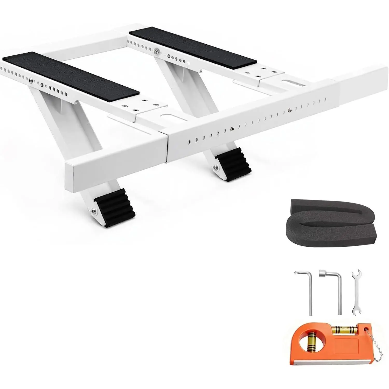 No-Drill Window AC Bracket, Heavy Duty Air Conditioner Support Holds Up to 300LBS