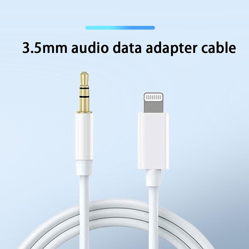 iPhone Aux Cord for Car, Lightning to 3.5 mm AUX Audio Cable Cord for Car Home Stereo, Speaker, Headphone Compatible with iPhone 14 13 12 11 Pro Max XS XR X 8, 3.3ft Accessories Portable