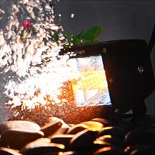 Nilight 2PCS 42W LED Pods Light 3Inch Cubes Amber White Strobe 6 Modes Memory Function Off-Road Truck Car ATV SUV Cabin Boat with 16AWG Wiring Harness Kit-2 Leads light bar Vehicle  dealsforyoudays