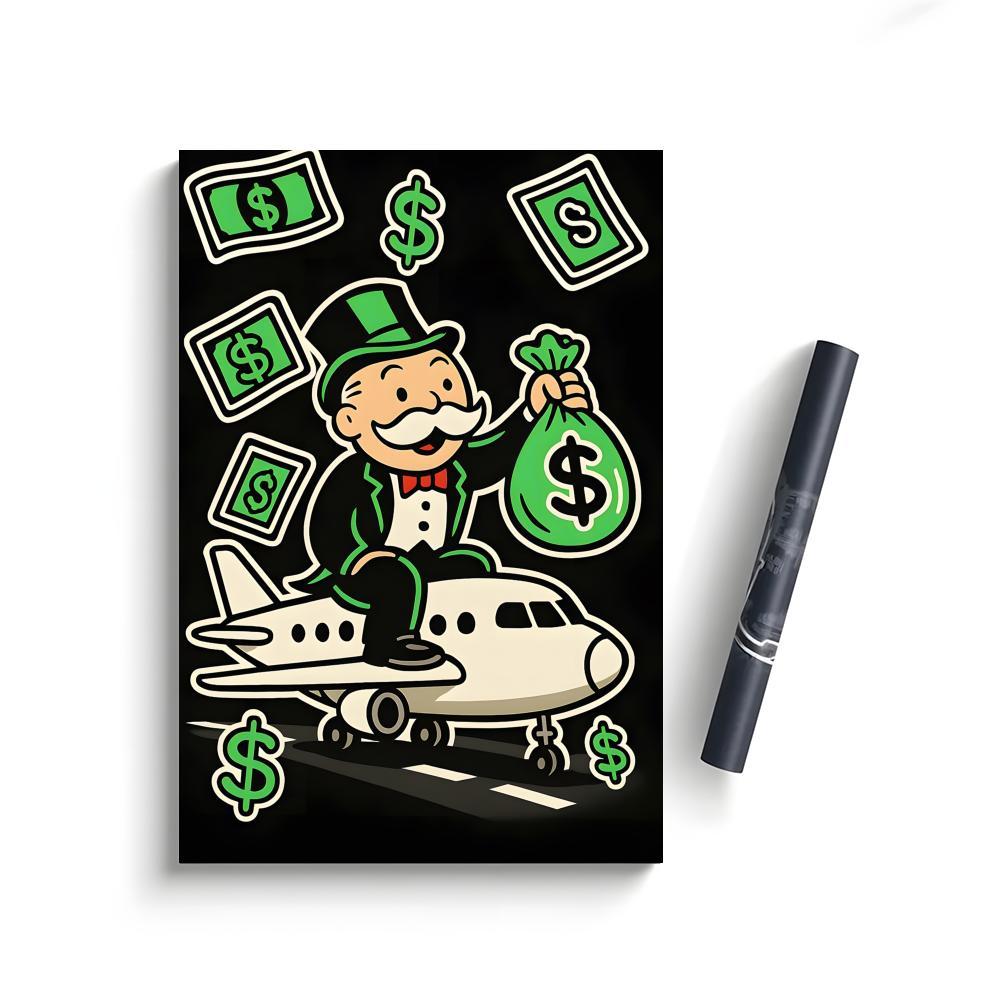 M-Monopoly M-Millionaire Money Poster Bedroom Home Decor Art Poster Perfect Gift for Family and Friends