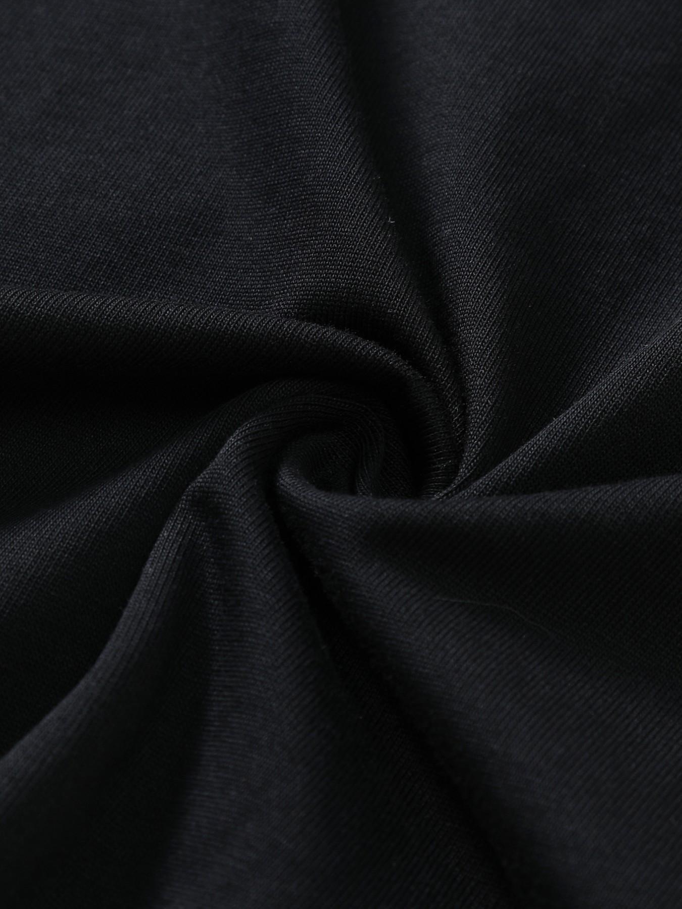 Men's Oversize Graphic Tee, Street Style Fitted Long Sleeve Top, Casual Minimalist Design, American Vintage Faith Fashion