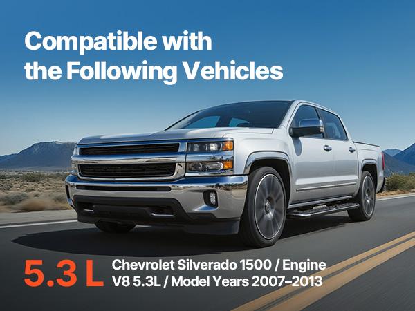 VEVOR Engine and Transmission Motor Mount Kit Replacement, Set of 3, Compatible with 2007-2013 Chevrolet Silverado 1500 5.3L V8, Replace OE# A5365, A5365, A2638, Secure Support VEVOR Engine and Transmission Motor Mount Kit Replacement, Set of 3, Compatible with 2007-2013 Chevrolet Silverado 1500 5.3L V8, Replace OE# A5365, A5365, A2638, Secure Support