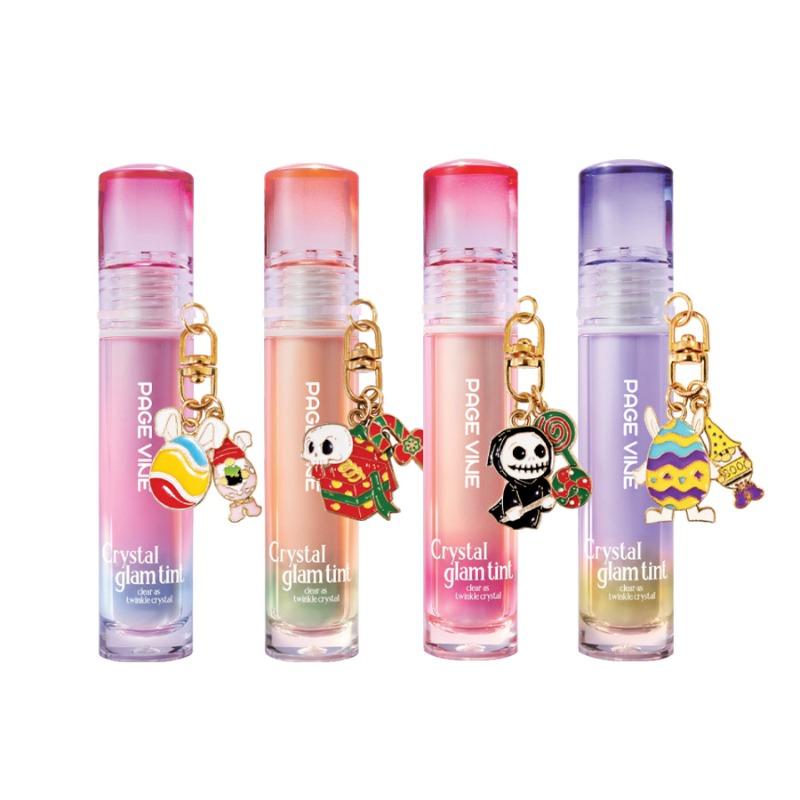 PAGE VINE Mirror Crystal Lip Oil Moisturizing Lip Honey Liquid Lipstick Pure Desire Lip Gloss Non-stick Cup