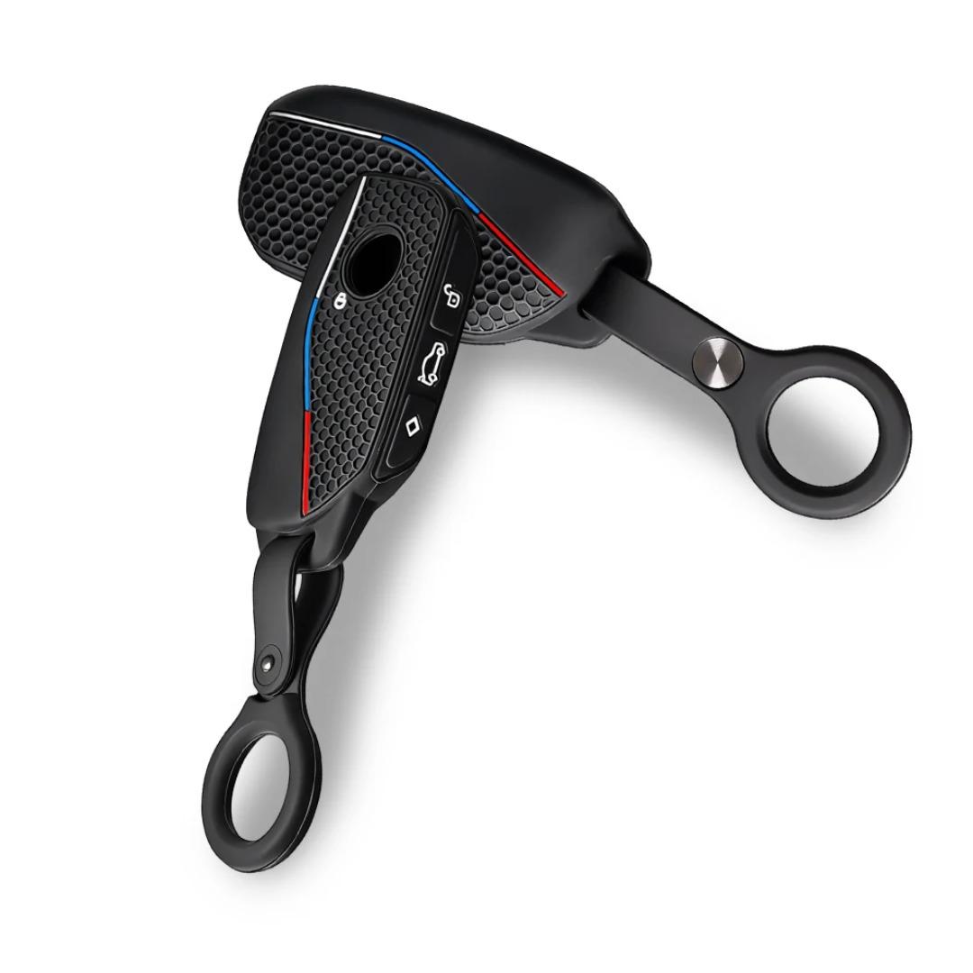 Keychain For BMW Ix I4 X7 Xm X7 X6 X5 X1 IX1 X4M 2022 2023 3 Button Silicone Remote Key Fob Ring Shell Case Cover Shell Holder