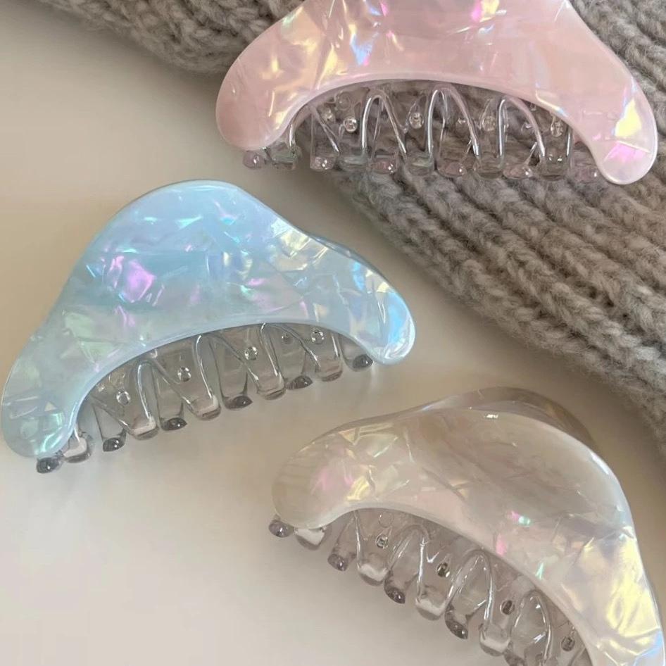 Celluloid Acetate French Design Barrettes Tortoise Shell Claws Hair Claw Luxury Fashion Accessories Hair Clip for Women