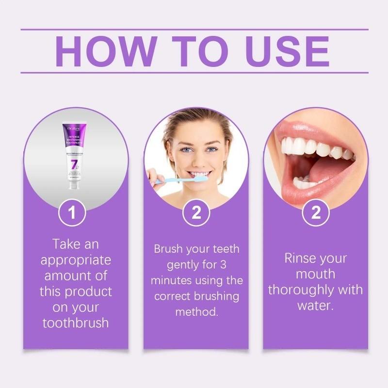 Tooth Stain Cleaning Toothpaste 120g, Gentle Whitening Formula for Stains, Polish Teeth, Promote Oral Health, Teeth Stain Remover, Oral Care Toothpaste
