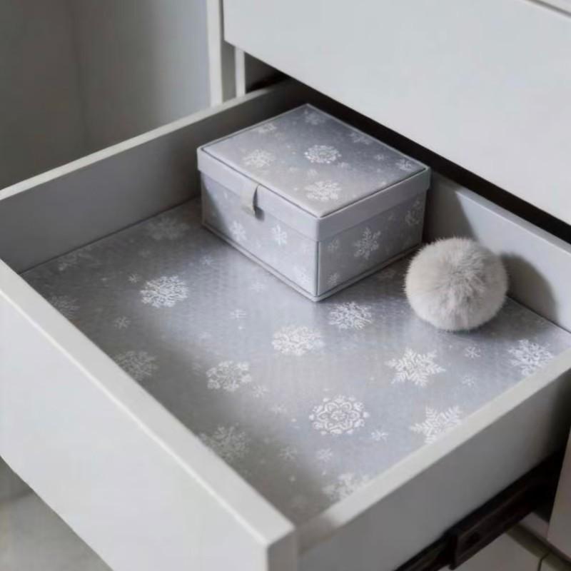 Transparent Washable Cuttable Drawer Liner, Non-Slip Refrigerator Inner Lining, Suitable for Fridge Glass Shelves Cabinets Home Kitchen Supplies