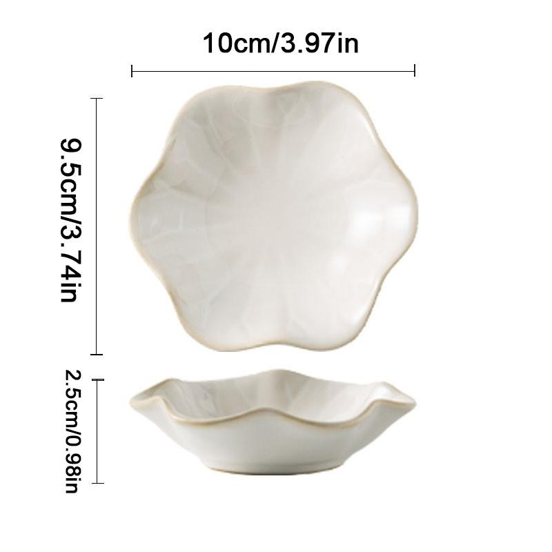 Multifunctional Jewelry Organizer Tray, Decorative Ceramic Lotus Leaf Tray, Holds Earrings, Rings, Necklaces, Bracelets, Keys, Coins, Ideal for Vanity, Nightstand, Bathroom, Desk