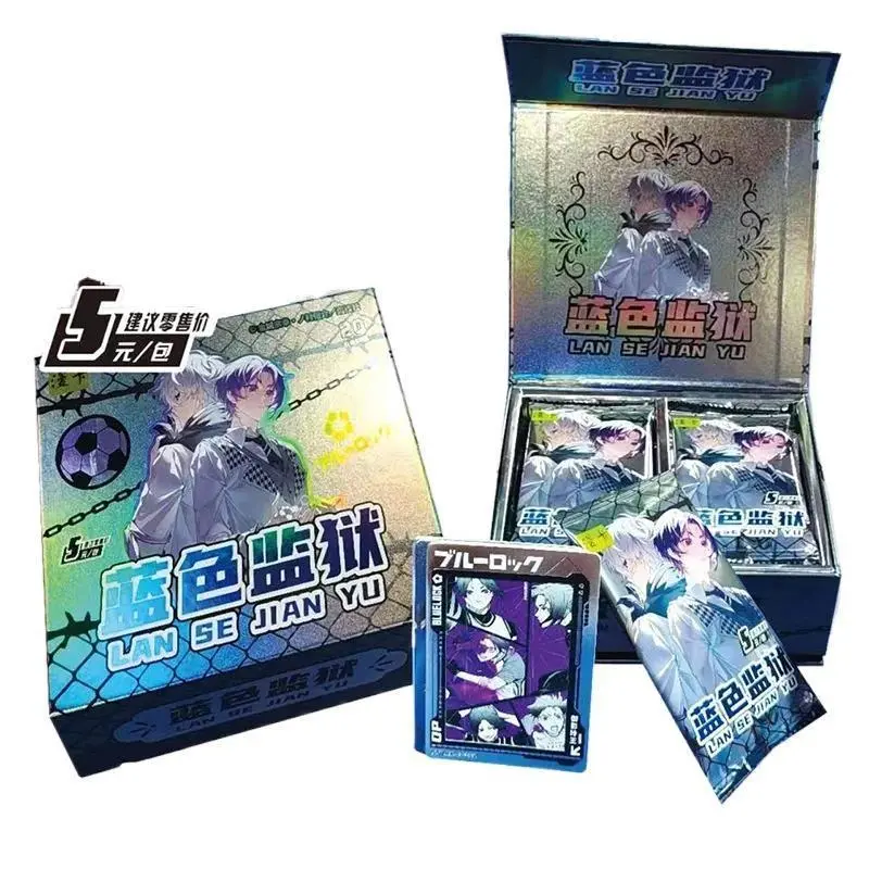 2026 New hot item  Blue Lock Card Restricted Area Surrounding Cards Makoto Shiro Guangu Blue Lock Anime Collection Cards Gift Toys