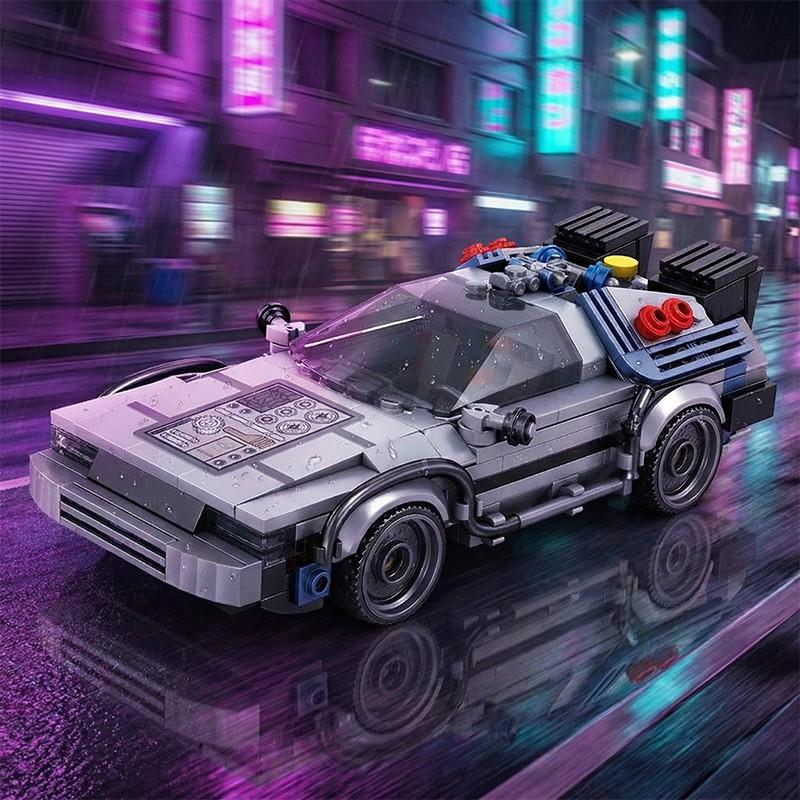 1:24  Sci-Fi Classic Movie Racing Car MOC Building Blocks Sets Time Machine Sport Cars Toys Back Future Model Bricks Vehicle Festival Gifts Collectible Toys Room Ornament
