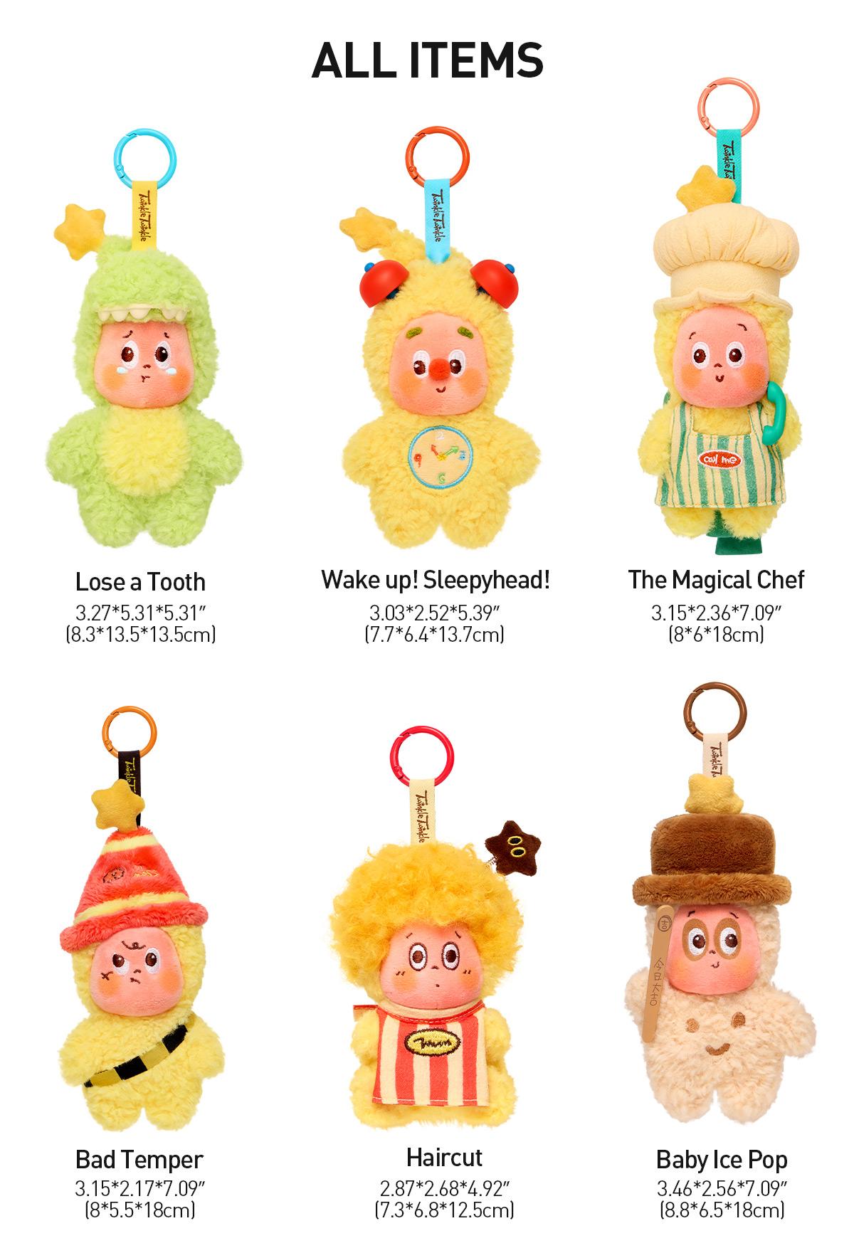 POP MART Twinkle Twinkle Be a Little Star Series - Plush Pendant Blind Box,Surprise Gift POP MART Twinkle Twinkle Be a Little Star Series - Plush Pendant Blind Box,Surprise Gift