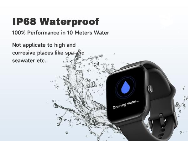 TOOBUR Smart Watch with BT Answer/Make Calls, Smart Voice Assistant, Sleep Tracking, IP68 Waterproof, Step Calorie Activity Tracker, 100 Sports Fitness Tracker, 1.95" Smartwatch for Men Women, Compatible iOS&Android Phones