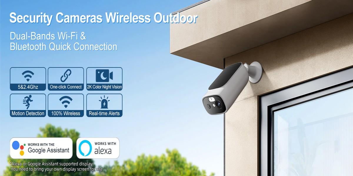 2K Smart Solar Camera, Wall-Mounted Night Vision Camera, Two-Way Audio WiFi Camera, Wireless Outdoor Waterproof, 7500mAh Camera, Mini Solar Camera, Subscription-Based AI Face Recognition/Vehicle/Pet Detection, Supports Cloud Storage, SD Card, TF Card