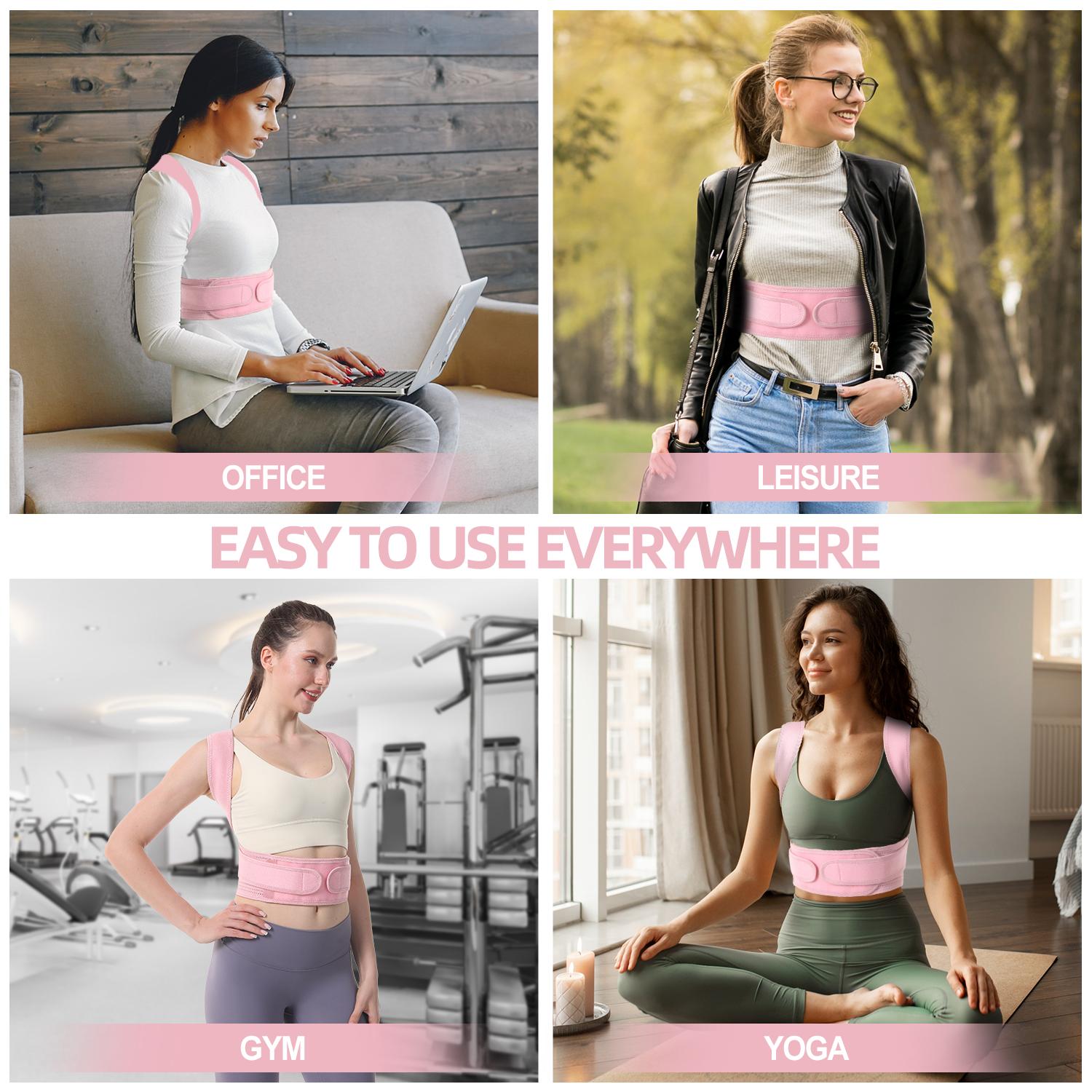 IYDoaMea Posture Corrector For Men And Women - ( Order A Size Up ) - Back Brace For Lumbar Support And Upright, Breathable Back Straightener Back Corrector Posture Improve And Neck, Back Slim Fit Posture Support Tank Top Outdoorfun