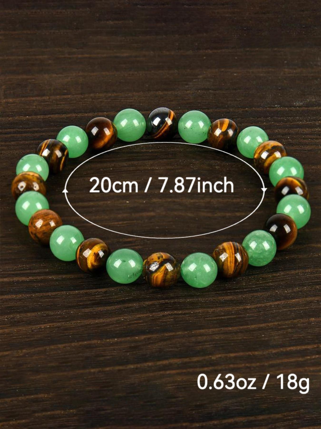 Attract Wealth Bracelet with Glass Design, Blue Handwoven Friendship Style, Symbolizes Luck and Protection, Fashionable Energy Balance Accessory, High Quality Bracelet