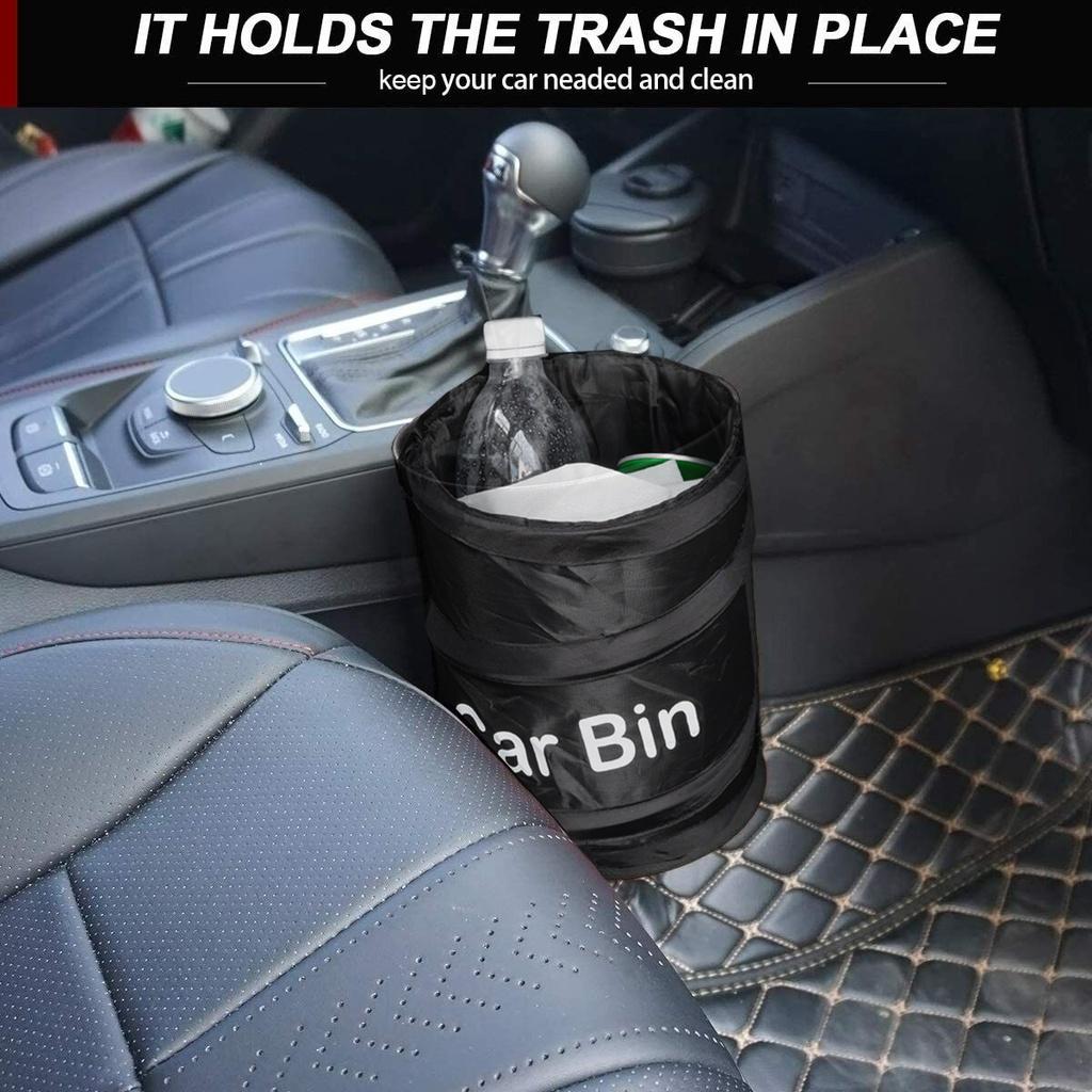 1pc Car mounted multifunctional garbage bin, car storage bin, folding garbage bin